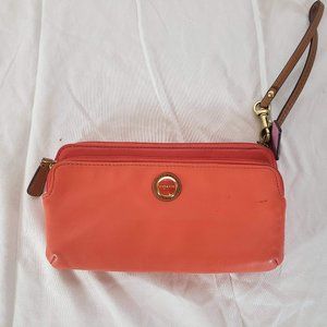 Coach small wristlet / clutch